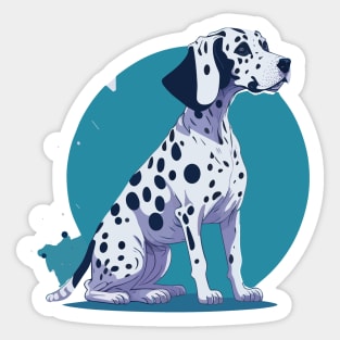 Dalmation Portrait Sticker